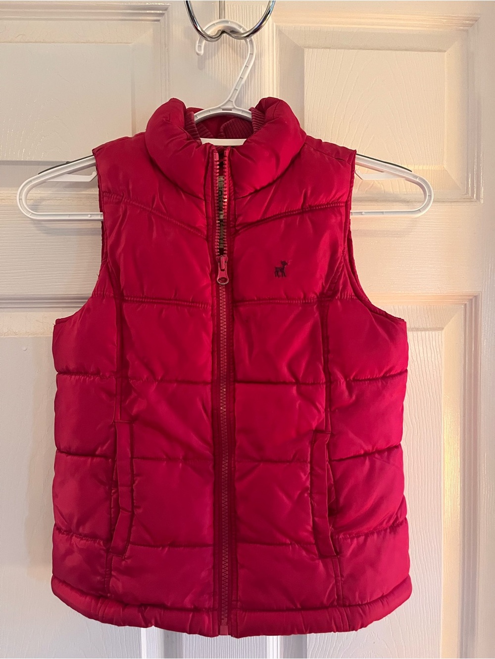 Old Navy Hot Pink Quilted Puffer Vest